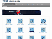Tablet Screenshot of horoskop.covermagazin.com